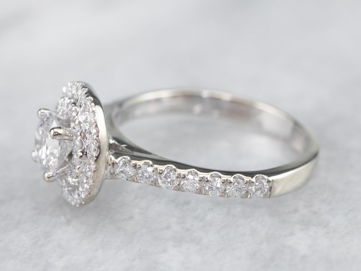 Diamond Engagement Ring - 20983LHADFHWG-LE – Lewisburg Jewelry